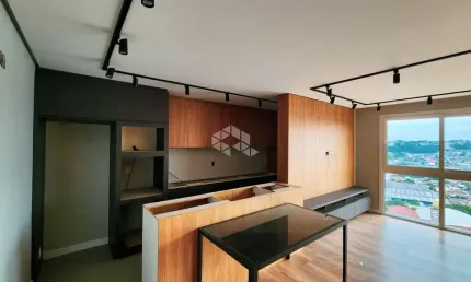 APARTAMENTO COM MARCENARIA COMPLETA, com 51m², 2 dormitório, 1 banheiro e uma vaga de garagem, ótima psoição solar