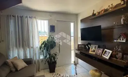 Casa sobrado com 51m de 2 pavimentos semimobiliado ,2 dormitórios uma vaga de garagem no loteamento caravagio i i .