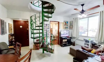 Cobertura Menino Deus, 2 vagas garagem, 140m² privativos