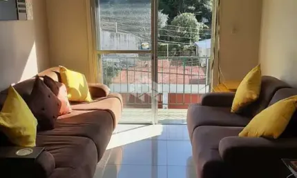 Apartamento mobiliado com dois dormitórios na melhor localização