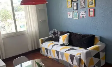 Apartamento mobiliado 1 dormitório - jardim carvalho em porto alegre