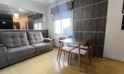 Apartamento 1 quarto semi-mobiliado com vaga no São Sebastião