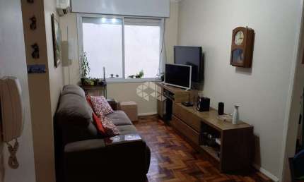 Apartamento 1 dormitório semimobiliado para venda no bairro Cristal