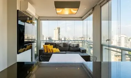 Apartamento a venda com 2 quartos sendo 1 suite, 2 vagas de garagem, lavado 70m2 R$1.620.000,00