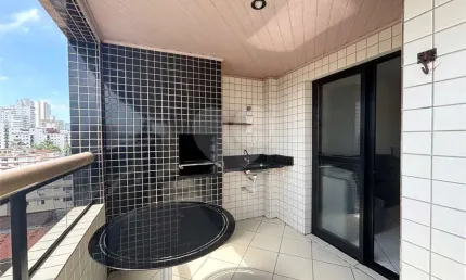 Apartamento venda ou permuta 2 dormotorios 1 suite 1 vaga de garagem praia da guilhermina - sp