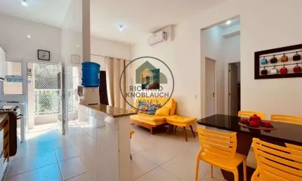 Apartamento à venda em ubatuba, toninhas, com 2 quartos, 64m²