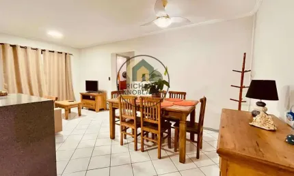 Apartamento à venda em ubatuba, itaguá, com 2 quartos, 68m²