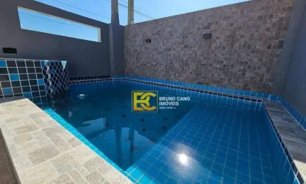 Casa com 2 dormitórios à venda, 86 m² por r$ 380.000,00 - flora rica ii - peruíbe/sp
