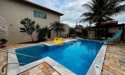 Sobrado em 2 lotes com 5 dormitórios à venda - Jardim Mar E Sol - Peruíbe/SP