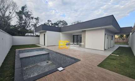 Casa térrea com piscina - Residencial São Luiz - Peruíbe/SP