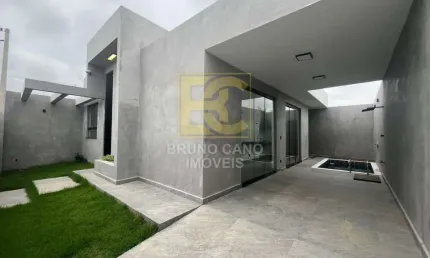 Casa térrea nova e moderna  - Flora Rica II - Peruíbe/SP