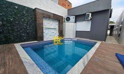 Casa térrea moderna com piscina -  Josedy - Peruíbe/SP
