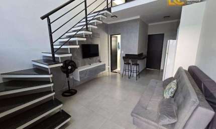 Loft com 1 dormitório à venda, 55 m² - Cidade Nova Peruibe - Peruíbe/SP
