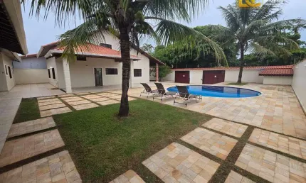 Casa em 2 lotes a 250m do Mar- Cidade Nova Peruibe - Peruíbe/SP