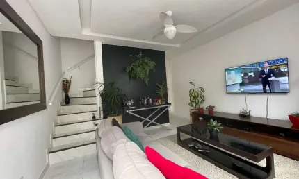 Casa em condomínio fechado com 2 quartos à venda no Canto do Forte, Praia Grande 