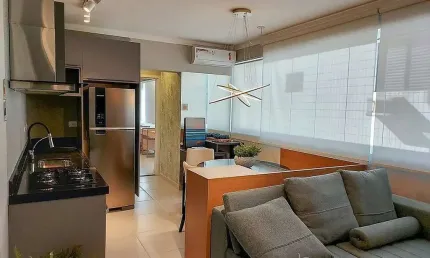 BELÍSSIMO APARTAMENTO, À 350m DO MAR E LAZER COMPLETO