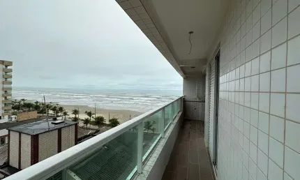 BELISSÍMO APARTAMENTO FRENTE MAR COM ACABAMENTO FINO E LAZER COMPLETO