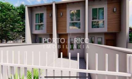 Sobrado na planta  2 quartos, Bairro Centro, Araquari-SC