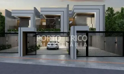 Em construção Sobrado 3 Suítes, Village de Saint Antoine, Bairro Santo Antônio, Joinville-SC