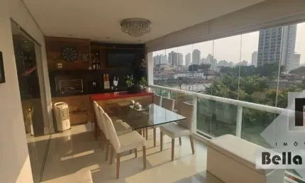 Apartamento com 3 quartos - 3 suítes  condomínion union mooca- porteira fechada