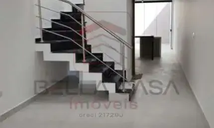 Sobrado novo com 3 quartos e 2 banheiros  110m2 - vl. alpina