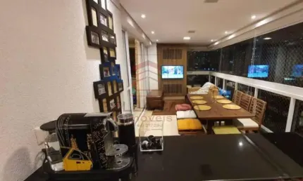 Apartamento alto padrão com 3 quartos e varanda gourmet