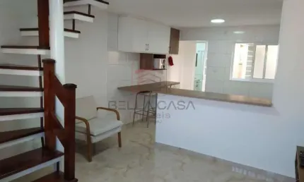 60 m² - sobrado locação - 2 dorm, 1 suíte, sala, cozinha americana,  sem os armários, sem vaga.