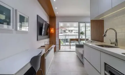 Maravilhoso studio - rua augusta - 35 m² - porteira fechada, 1 vaga de garagem,