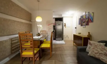 Apartamento bras, 72m2, 02 quartos, sendo uma suíte ,1 vaga de garagem