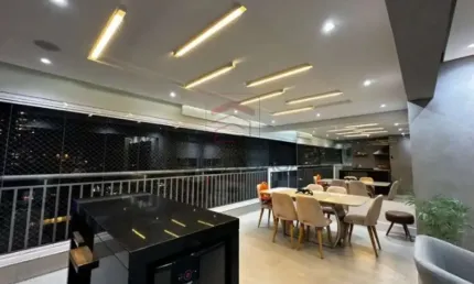 Apartamento a venda mooca com 3 suítes, varanda gourmet.