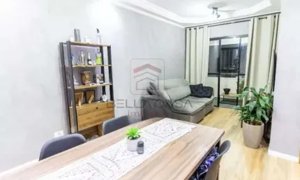 Apartamento a venda com 70 metros, 3 dormitórios, 2 vagas na mooca
