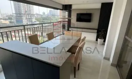 Apartamento a venda Vila Prudente com 3 quartos, 2 vagas e varanda gourmet