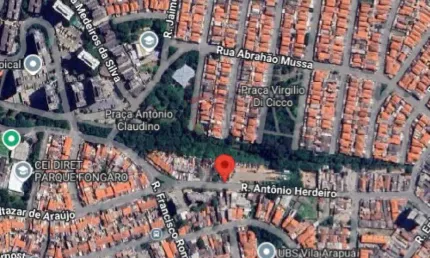 Terreno à venda na Rua Antônio Herdeiro, 185, Parque Fongaro, São Paulo