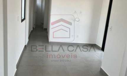 45,05 m² - Studio, NOVO - 2 quartos, sala com terraço, cozinha, área serviço, lazer churrasqueira