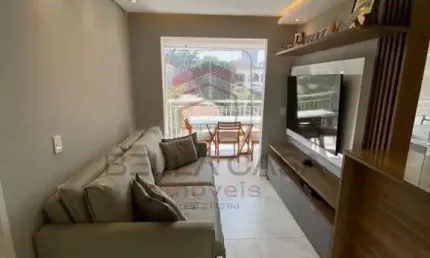Apartamento decorado com lazer completo a 1km do shopping/metrô tatuapé