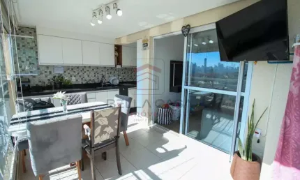 Apartamento a venda no Bairro da mooca com varanda gourmet e 3 quartos