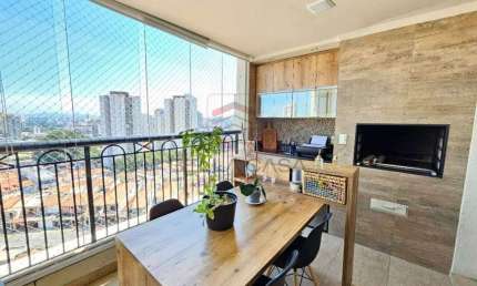 Apartamento com 3 quartos, 96 m² à venda Tatuapé, 4 vagas, varanda gourmet