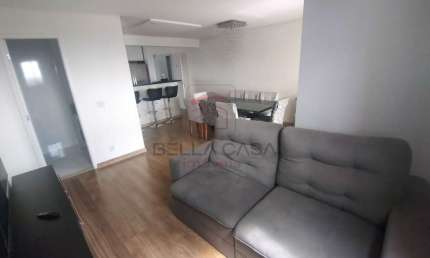 Lindo Apartamento Mobiliado c/ 2 Domitorios, 2 Vagas com Varanda gourmet