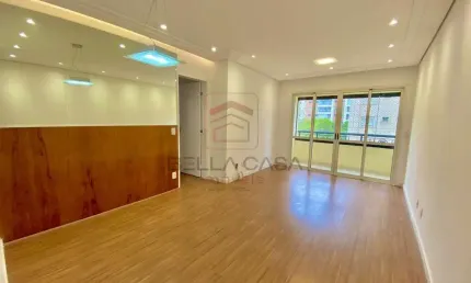 Apartamento para locação de 80m² 3 dormitórios 1 suite  2 vagas de garagem