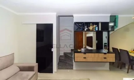 Sobrado impecável - parque são lucas - 3 dorm + 2 vagas