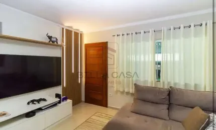 Sobrado impecável - parque são lucas - 3 dorm + 2 vagas
