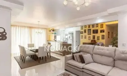 Apartamento semi mobiliado com 3 dormitórios e 2 vagas no água verde