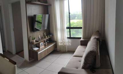 Apartamento com 2 dormitórios à venda, 46 m² por R$ 270.000,00 - Jardim Paulistano - Ribeirão Preto/SP