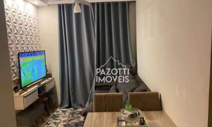 Apartamento com 1 dormitório à venda, 35 m² por R$ 210.000 - Distrito de Bonfim Paulista - Ribeirão Preto/SP