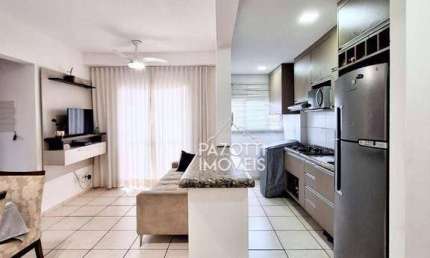 Apartamento com 2 dormitórios à venda, 47 m² por R$ 225.000,00 - Residencial e Comercial Palmares - Ribeirão Preto/SP