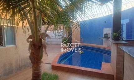 Casa com 2 dormitórios à venda, 150 m² por R$ 318.000 - Jardim das Aroeiras - Jardinópolis/São Paulo