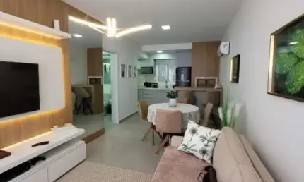 Excelente apartamento mobiliado e decorado com 2 dormitórios em tramandaí/rs.