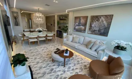 Apartamento de 3 dormitórios de extremo requinte em prédio de alto padrão com in