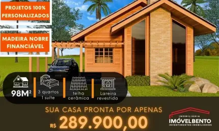 Casa com 3 quartos à venda no Centro, Bento Gonçalves , 98 m2 por R$ 289.900