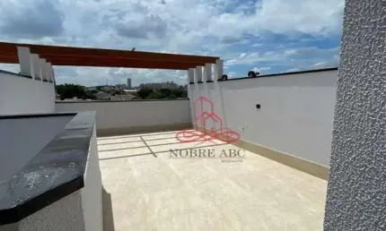 Cobertura com 2 quartos à venda na rua santarém, --, vila floresta, santo andré, 87 m2 por r$ 419.000